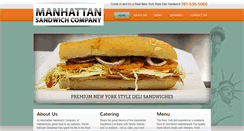 Desktop Screenshot of manhattansandwichco.com